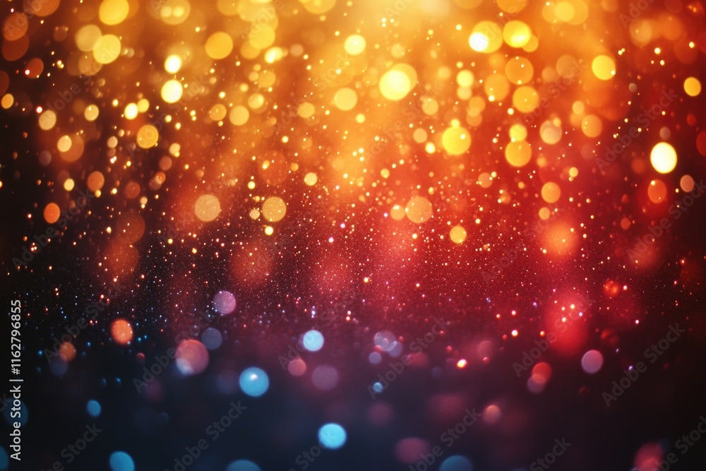 Poster Blurry image of a colorful background suitable for digital design or art projects