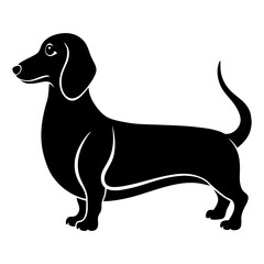 Dachshund Silhouette vector silhouette