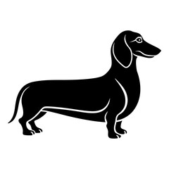 Dachshund Silhouette vector silhouette
