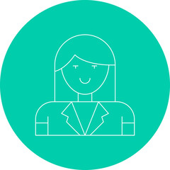 Nurse icon single vector illustration