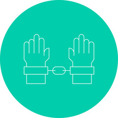 Slavery icon single vector illustration