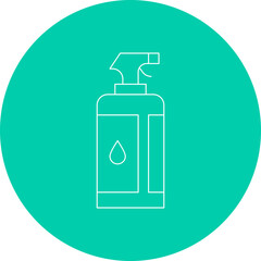 Cleaner icon single vector illustration