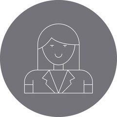 Nurse icon single vector illustration