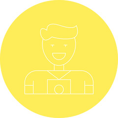 Photographer icon single vector illustration