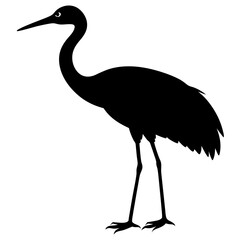 Crane Silhouette vector silhouette
