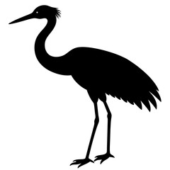 Crane Silhouette vector silhouette