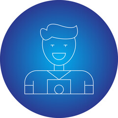 Photographer icon single vector illustration