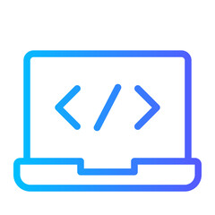 coding gradient icon