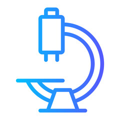 microscope gradient icon