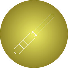 Screwdriver icon single vector illustration