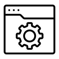 development line icon