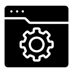 development glyph icon