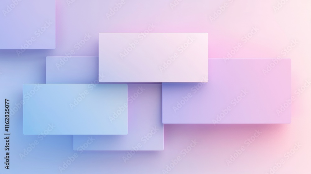 Poster a colorful background with four blocks of different colors