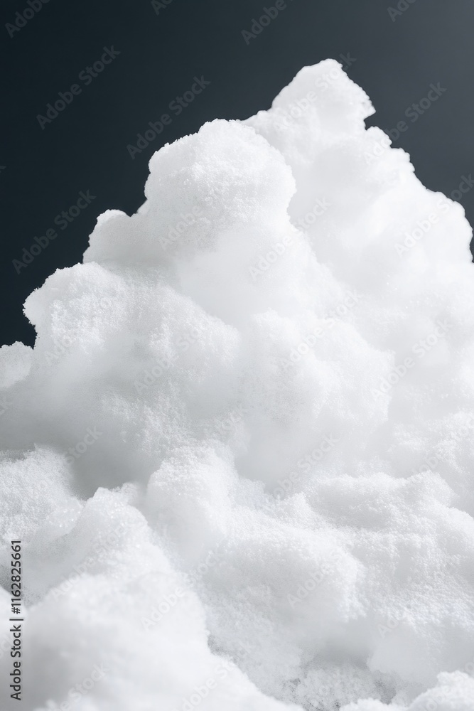 Poster A simple yet striking image of a cloud in black and white
