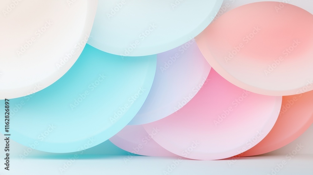 Poster a colorful background with many different colored circles