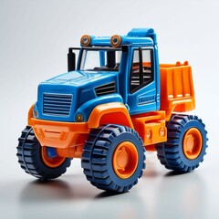 Fototapeta premium tractor isolated on white