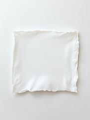 Obraz premium Folha grande de papel branco amassado