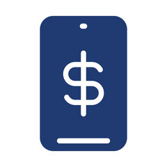 Smartphone Blue Color Icon