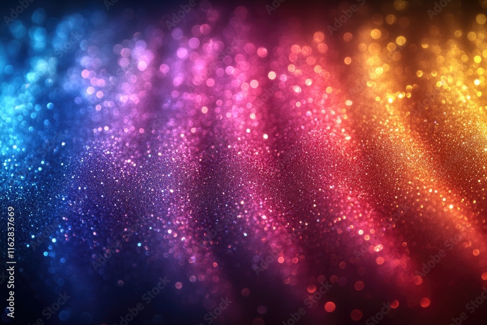 Poster A colorful background filled with various light sources
