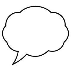 Simple Vector Speech Bubbles with Clean Lines