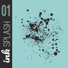 Grit speckle texture. Spray vector brush.