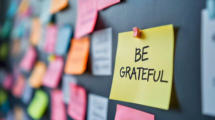 Grateful note handwritten message, appreciation paper sentiment, heartfelt thank you words, sincere gratitude expression