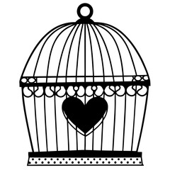 heart in cage
