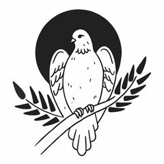 illustration of a bird