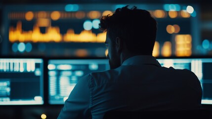 Vintage Trading Setup with Natural Light Background