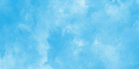 Soft and cloudy blue sky Watercolor background texture,The sky blue texture clouds, blue watercolor paper texture background,Light blue watercolor paper texture background with splashes,