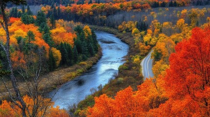 autumn in the mountains