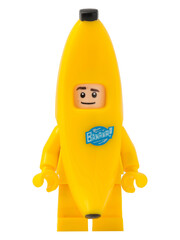 Obraz premium Dortmund - Deutschland 17. November 2024 Lego Minifigure Banane