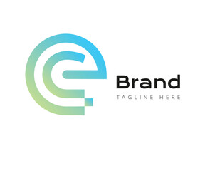 Circle logo icon design template elements. Usable for Branding, Business and Technology Logos.