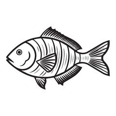 fish vector silhouette