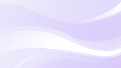 Obraz premium Abstract Lavender and White Wave Background. Soft, elegant, flowing design for website, presentation, or branding.