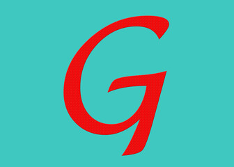Dark Red Color English Letter With Capital English Letter Or UpperCase Isolated On Blue Background..
This English Text Used For Education Purpose.
English Language Text G
English Language Alphabet G