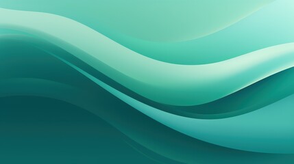 Fototapeta premium Abstract Gradient Transition from Dark Green to Light Teal with Subtle Textures and Soft Lighting Effects