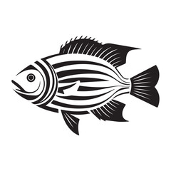 fish vector silhouette