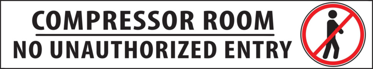 Compressor area sign vector.eps