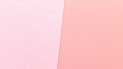 Fototapeta premium Abstract pastel pink textured background with two tones and copy space. Minimalist design for branding, social media, or presentation.