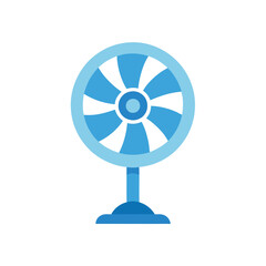 Electric Fan Vector Art Illustration