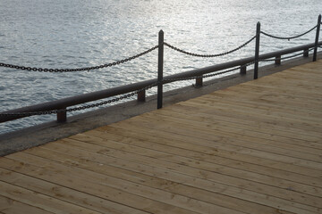 wooden pier over the water