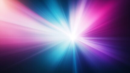 A vibrant burst of colorful light radiating from the center, creating a dynamic visual effect.