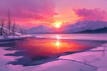 Stunning St. Stephen's Day Sunset