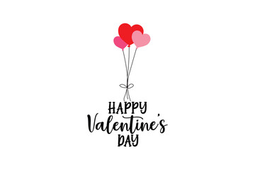 Retro Happy Valentines Day SVG Typography Design