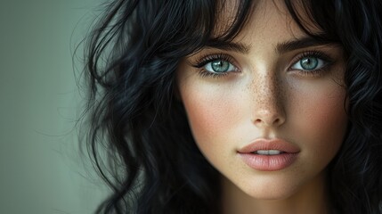 Fototapeta premium Portrait of a beautiful woman.