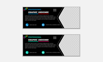 Creative corporate Colorful Fashion sale social media Facebook cover, business marketing social media Facebook cover personal, banner post template