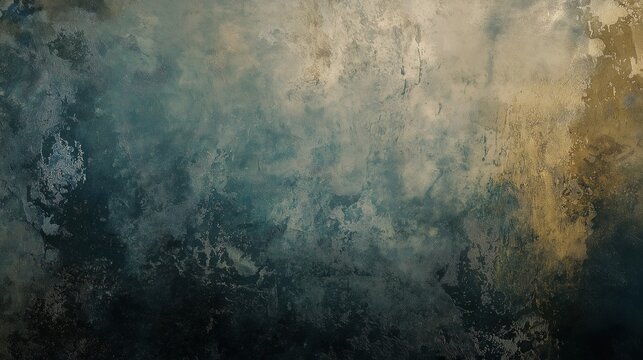 Abstract painting with a lot of details