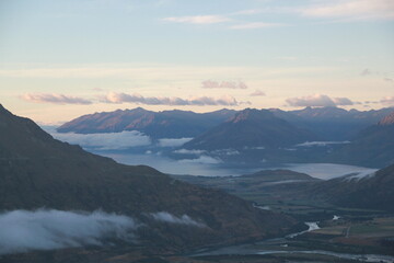 Fototapeta premium view from the top of the mountain