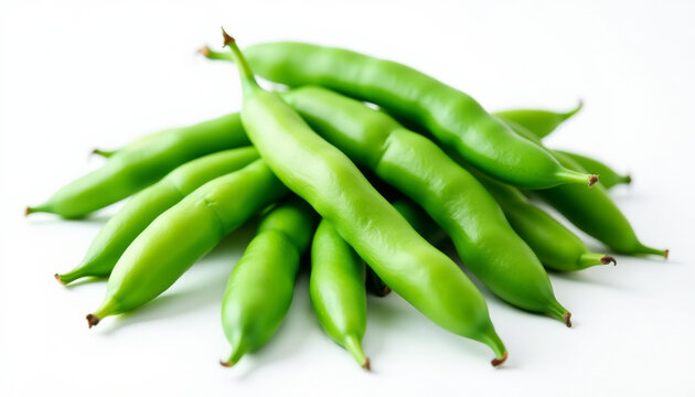 Fresh Green Broad Beans - Vibrant and Healthy